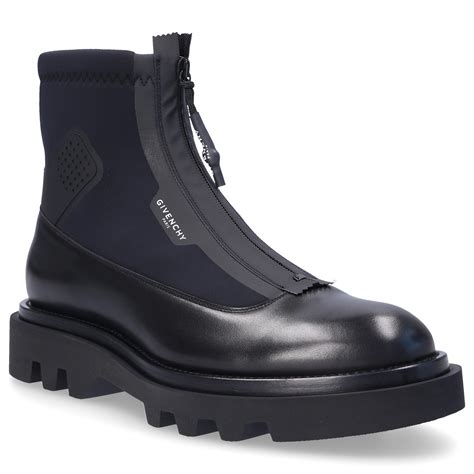 givenchy black boots mens